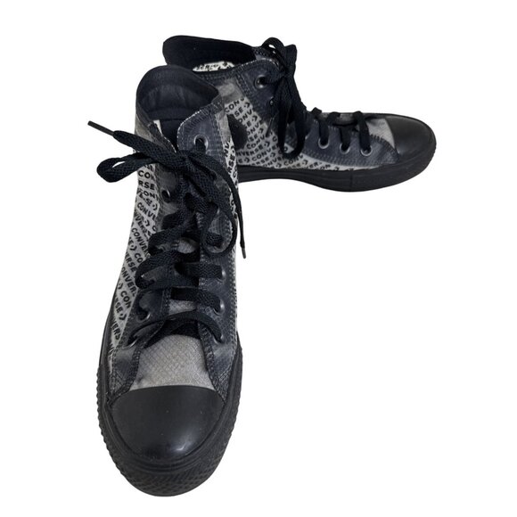 Converse Chuck Taylor All Star High Femme 7 Translucent Black/Gray Canvas Sneake - Picture 1 of 6